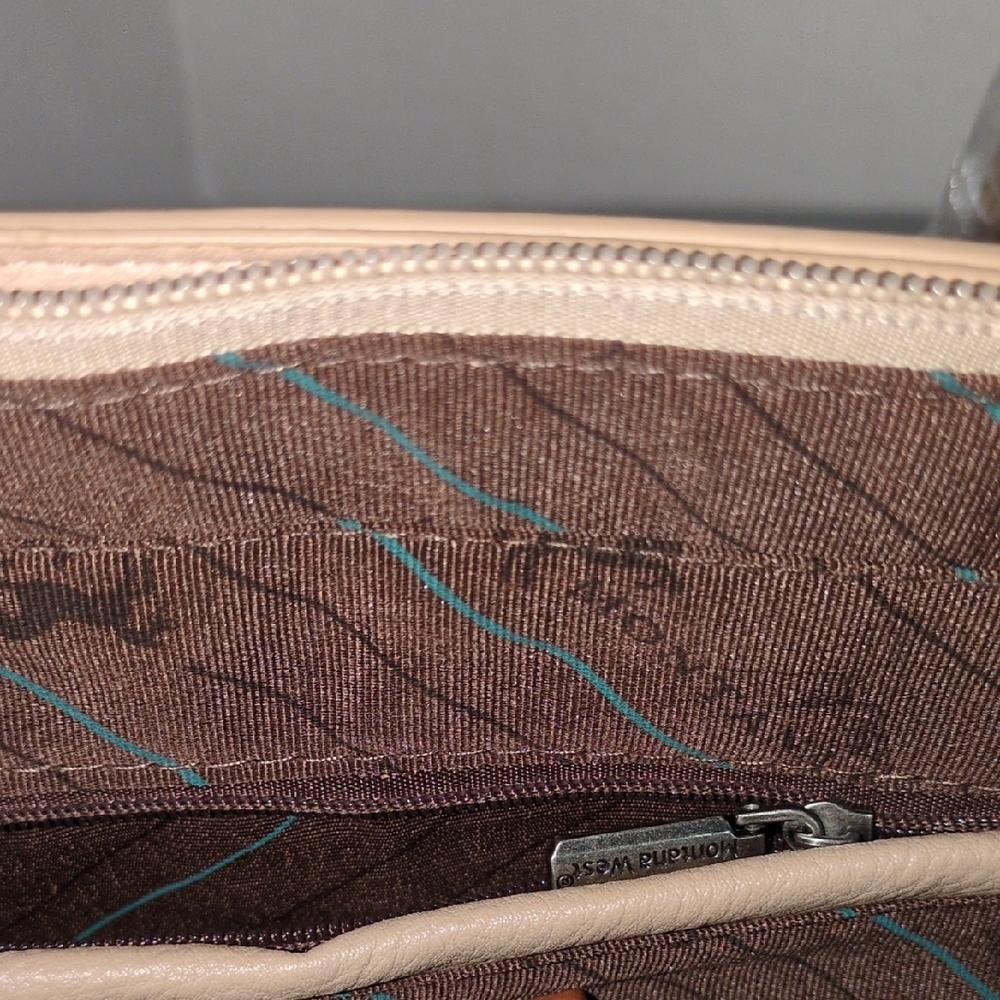Montana West Tan and Brown Tote Bag - Picture 10 of 16